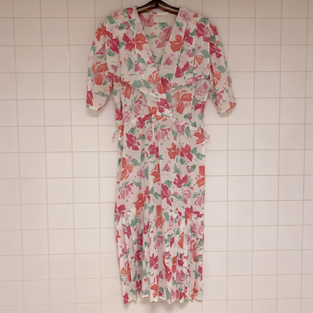 Vintage floral dress